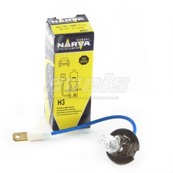 Лампа "NARVA" 12v Н3 55W (PK22s) кор._