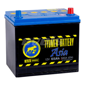 Tyumen Battery 6ст-65L ASIA R+ D23